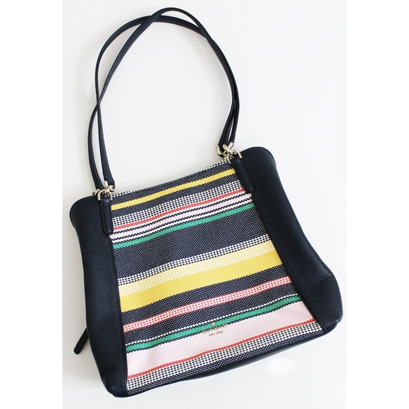 kate spade Handbags - Authentic Kate Spade Jackson boardwalk stripe shoulder bag